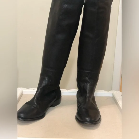 Coach Boots , Black Knee High , Lilac, Woman’s Size 8 - Picture 14 of 16